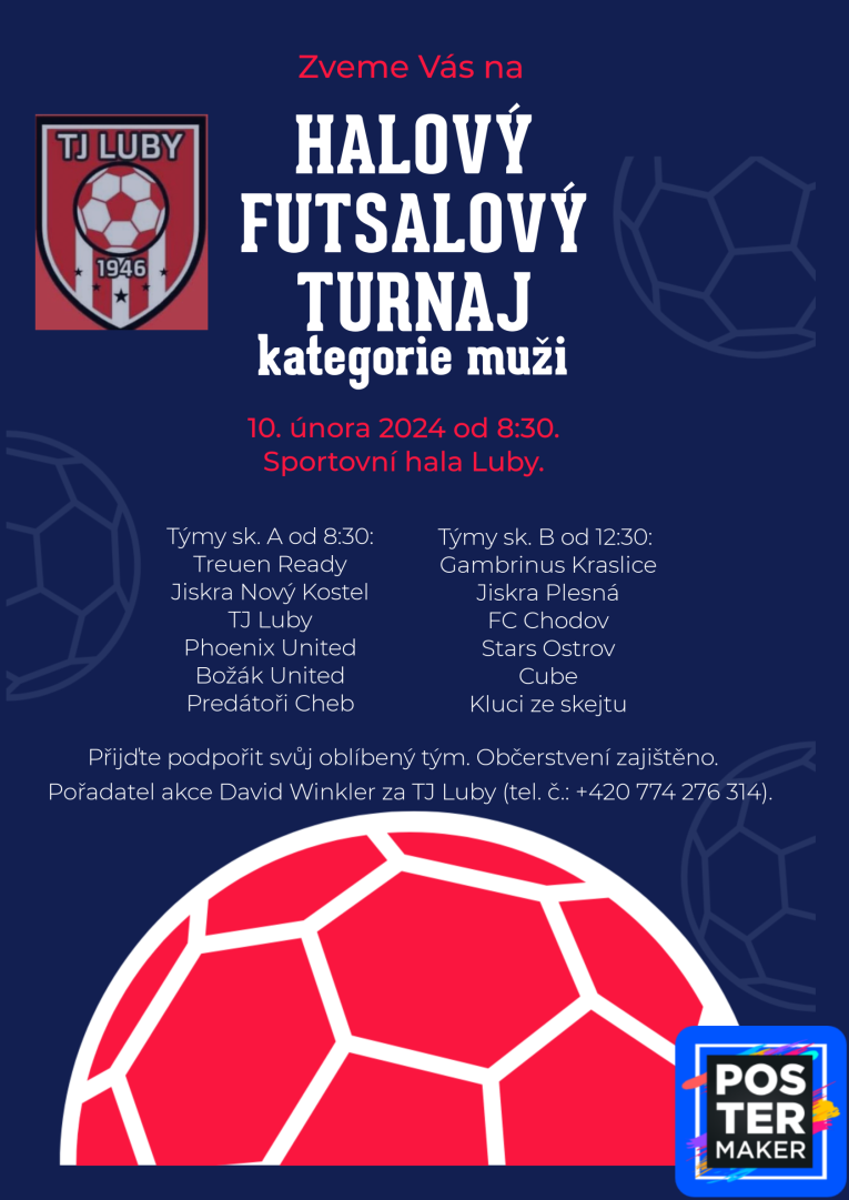 Halový futsalový turnaj Halový futsalový turnaj